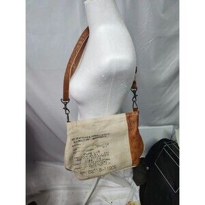 Vtg  authentic military shoulder bag adjustment generals office